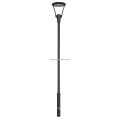 Etl dlc en alliage d&#39;aluminium manche courbé lumière de jardin, extérieur IP65 conduit lampe de jardin pour lampadaires, 30w led post top light